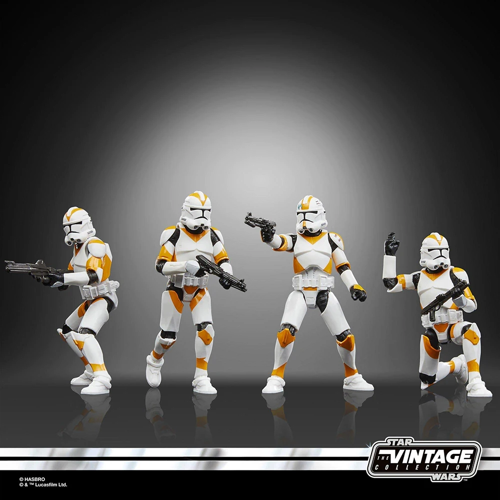 [In-Stock] Hasbro STAR WARS The Vintage Collection Phase II Clone Trooper (212th) 4-Pack 3.75-Inch TVC Action Figure Model Toys view 5