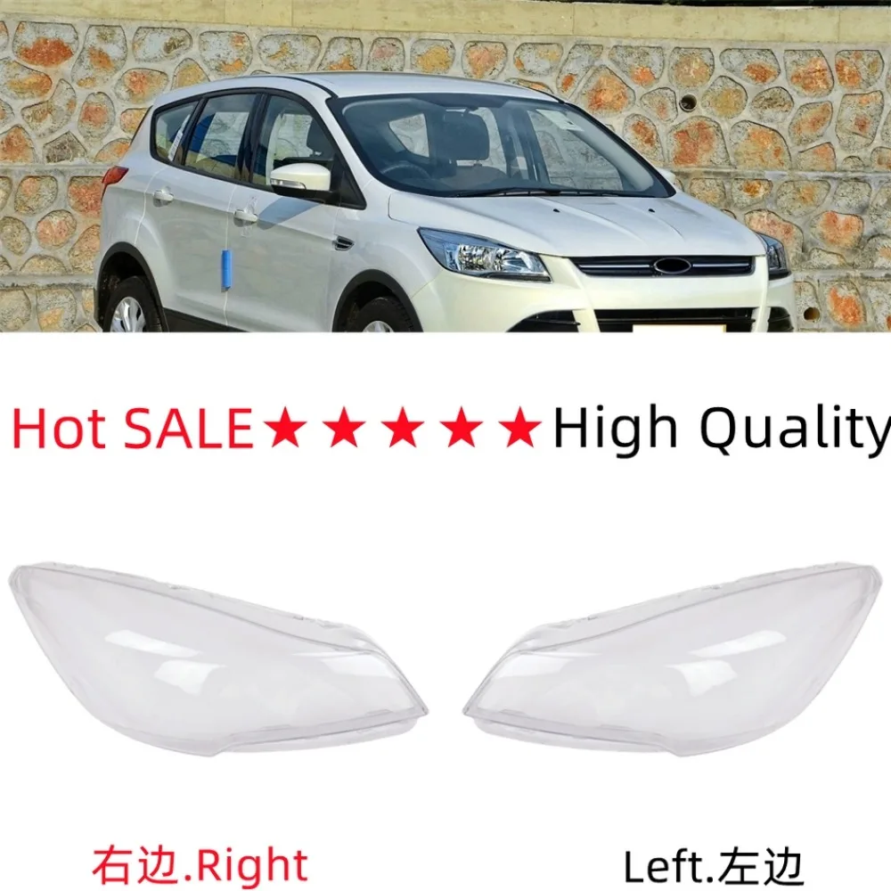 For Ford Kuga 2013 2014 2015 2016 Year Front Headlight Cover Transparent Lampshade Headlamp Lens Shell Body Kit Accessories view 2