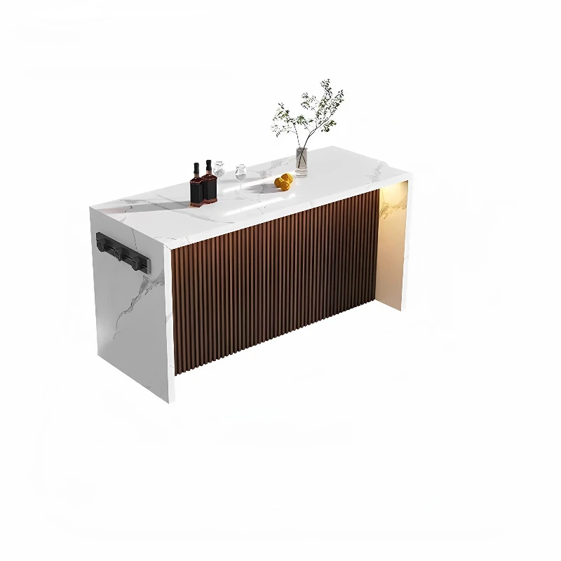 

Household bar, marble dining table, sofa back side cabinet