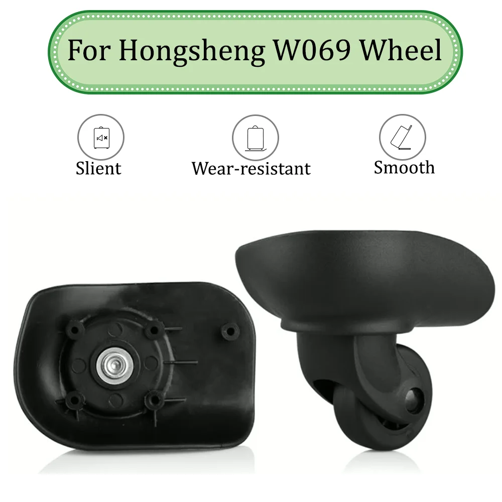 For Hongsheng W069 Universal Wheel Trolley Case Wheel Replacement Luggage Pulley Sliding Casters Slient Wear-resistant Repair