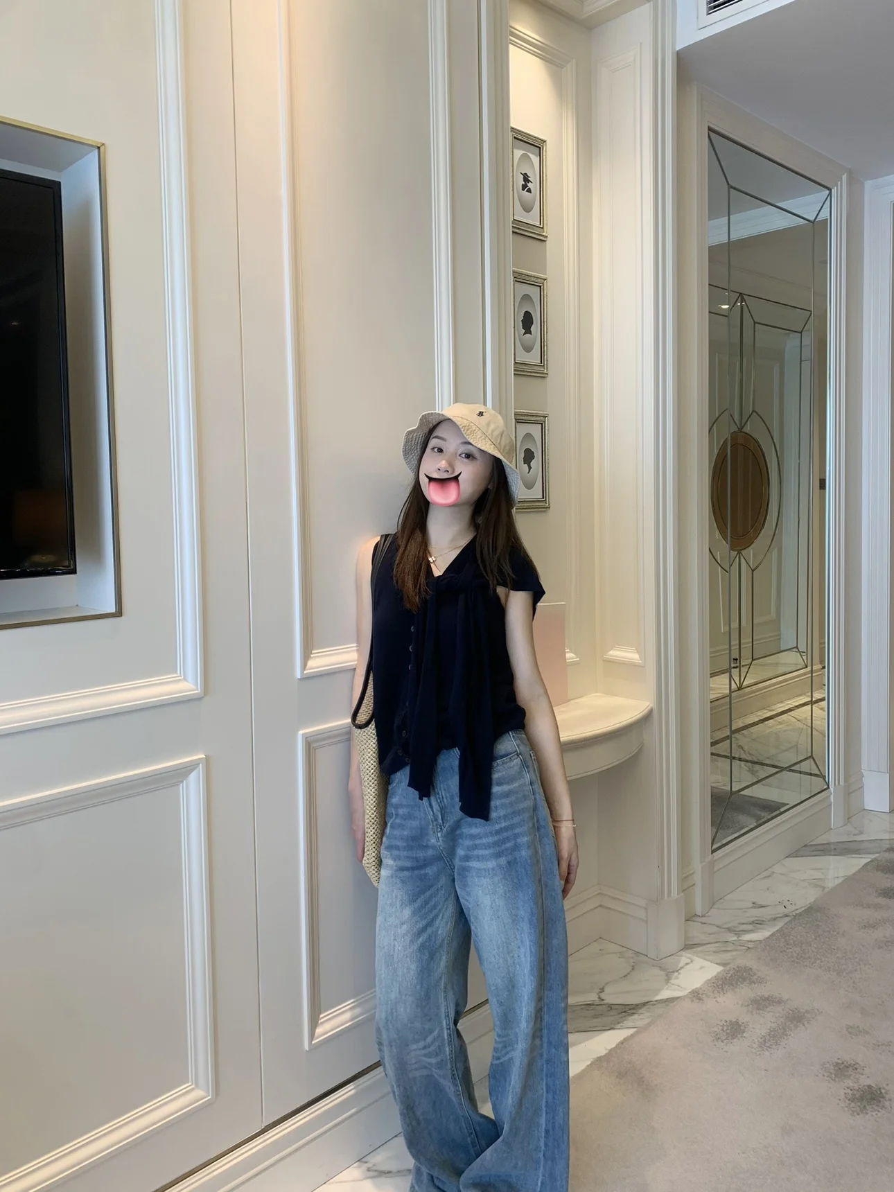 

Весенне-летние джинсы с узором «Фейерверк», синие, тонкие, в стиле ретро, нейтральные, маленького размера, прямые, с высокой талией, широкие брюки для женщин