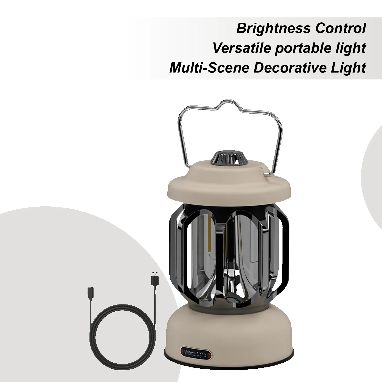 

Светодиодный ретро-фонарь USB с функцией перезарядки, кемпинговый фонарь, перезаряжаемые фонари для кемпинга, для использования на улице, в помещении, дома, для ночных поездок