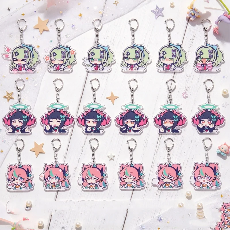 Bag Charm Anime Game Zenless Zone Zero 6CM Acrylic Keychain Bag Pendant Nangong Yu,Sunna,Aria Accessories Collection Gift Option