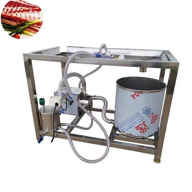 Hot-Selling Mini Desktop Beef Fish Mutton Machine Meat Manual Brine Marinade Injector Machine