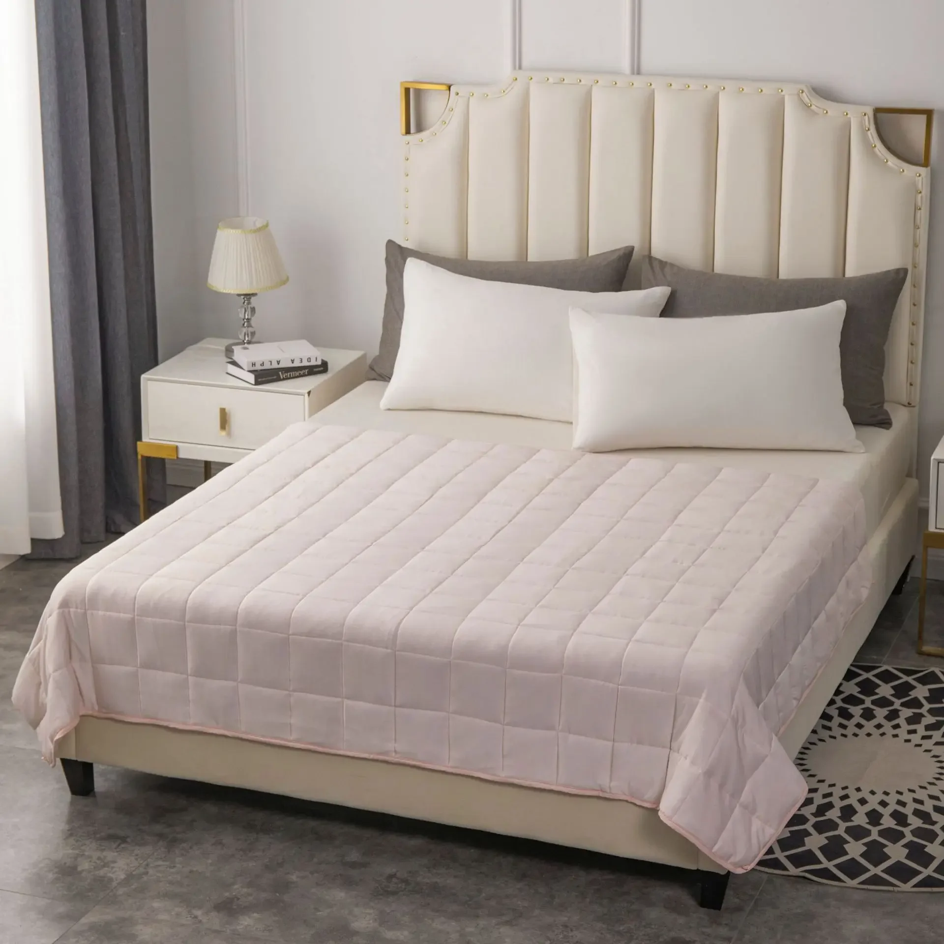 Luxury Summer Heavy Weight Cooling Bed Blanket Sleeping Ice Cold Feeling with Comfortable Weight