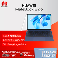 HUAWEI MateBook E Go 12.35 Inch WiFi/LTE 8GB/16GB 256/512GB/1T Snapdragon 8cx Touchscreen 120Hz Laptop Tablet 2-in-1WithKeyboard