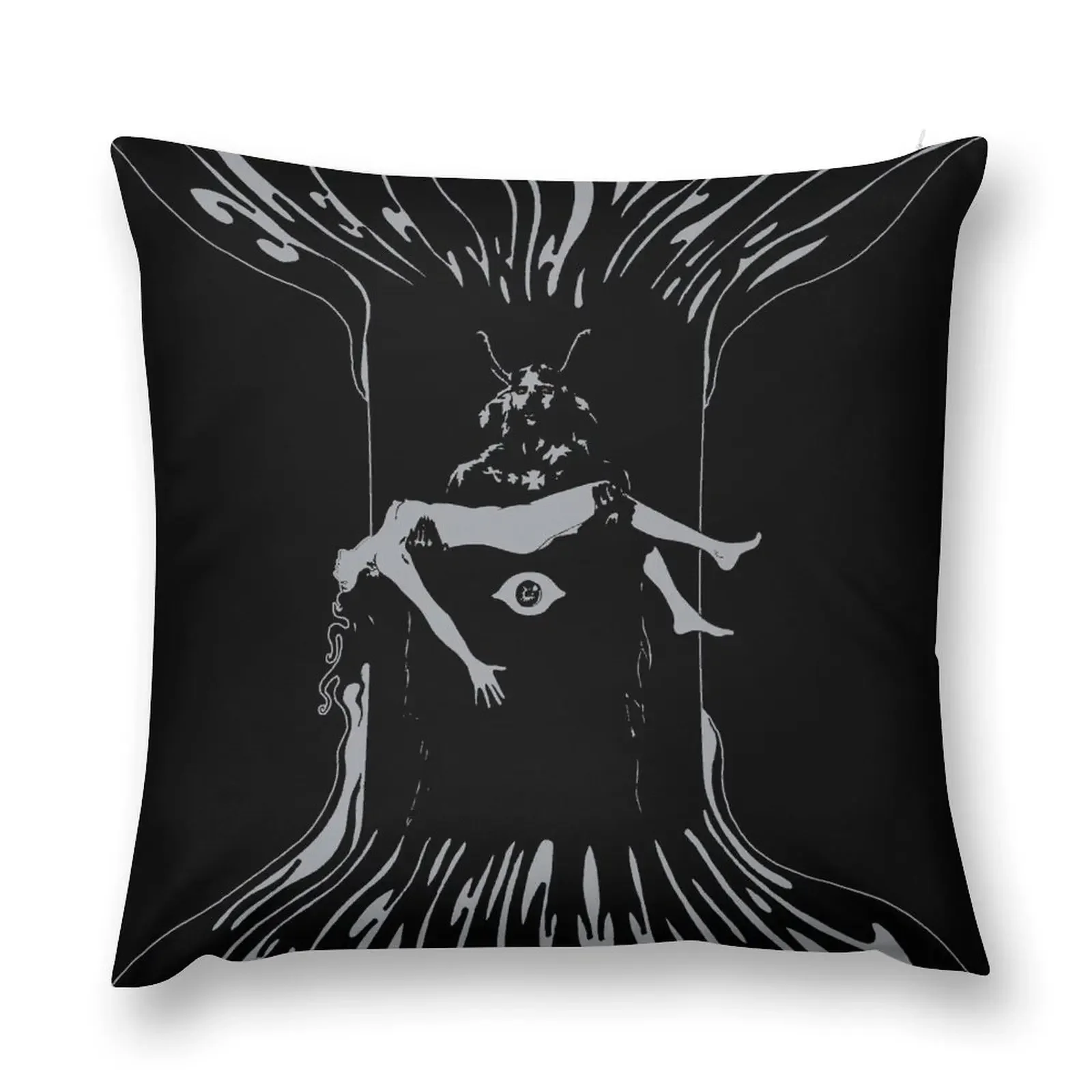 Electric Wizard - Witchcult Today album / Version 2, alternative dark black Throw Pillow Luxury Pillow Cover pillow