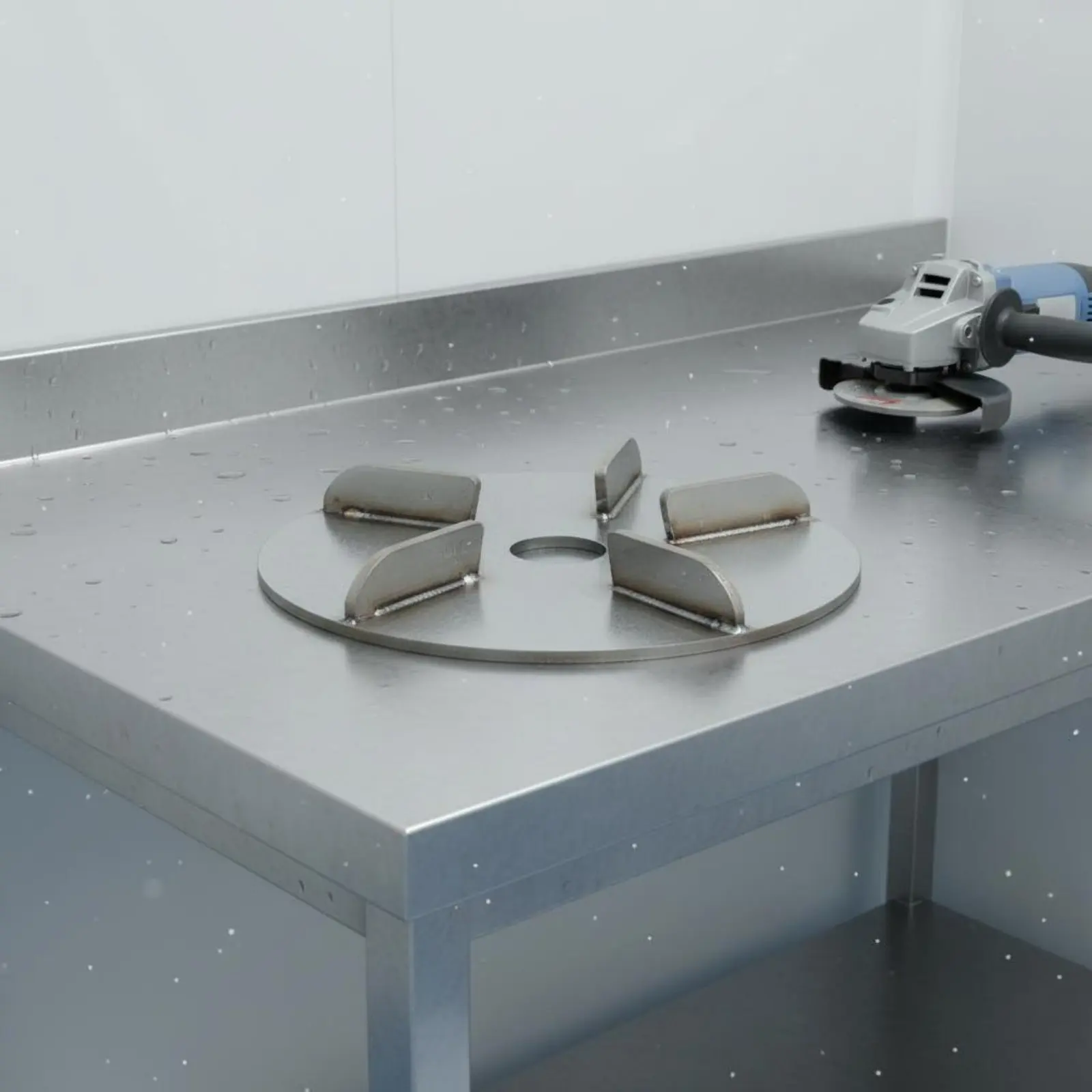 Disco Elétrico para Remoção de Pelos de Porco, Alta Eficácia, Design Eficiente para Açougues