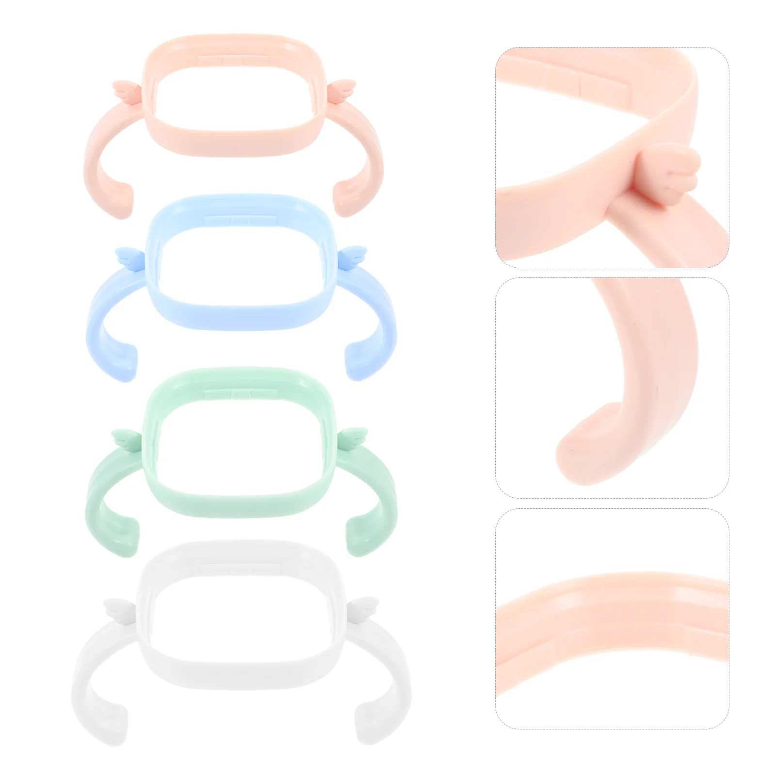 4 Pcs Bottle Handle Newborn Baby Feeder Toddler Grip Replacement Handles Infant