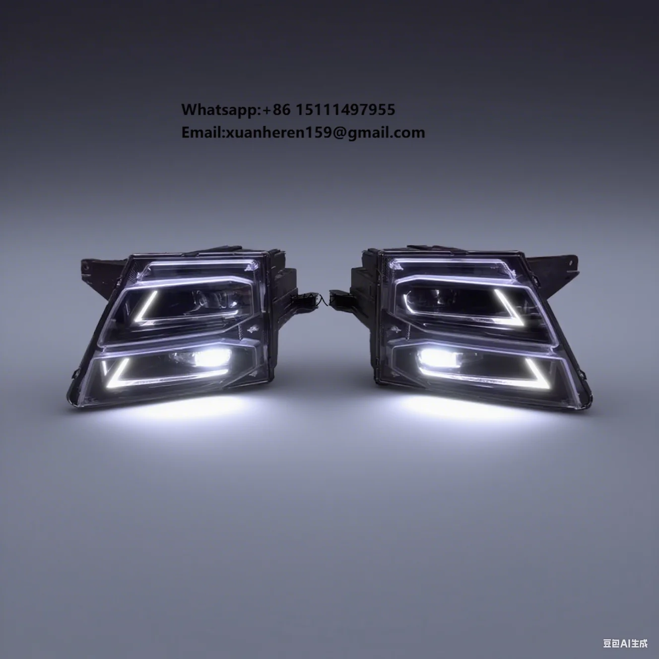 Auto Super Bright LED Headlamp Assembly for Chery Jetour Dasheng Dashing New Xenon Front Lamp Lighting Working Light