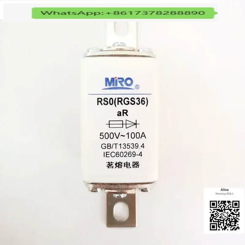 

1pc MRO RGS36 RS0 RS3 fast fuse fuse fuse tube 80A 100A 63A 150A