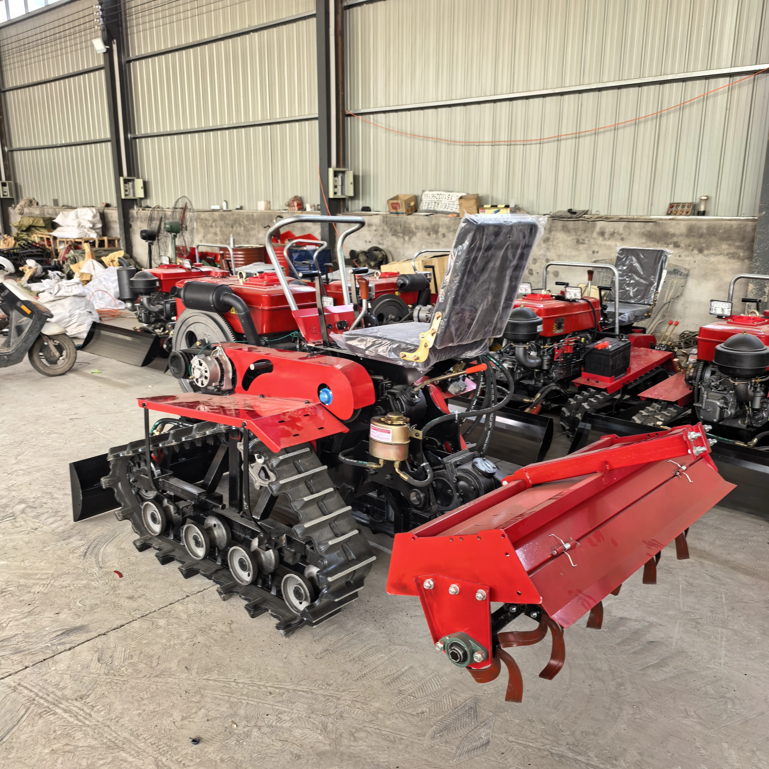 25HP Energy Saving Mini Tiller, Multifunctional for Plowing, Ditching & Weeding