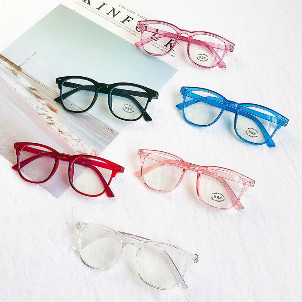 

Computer Eyewear Clear Lens Round Glasses Frame Children's Glasses Child Goggle Anti Blue Light Glasses Anti Radiation Glasses