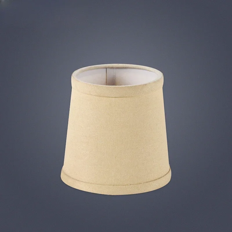 European modern simple handmade fabric lampshade, soil jute cloth, lighting accessories, new chandelier, good lampshade 플로어 램프