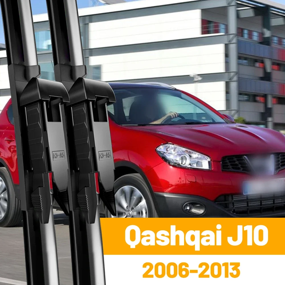 

Wiper Front Wiper Blades For Nissan Qashqai J10 2006-2013 2007 2008 Windshield Windscreen Front Window 24"15" Accessories