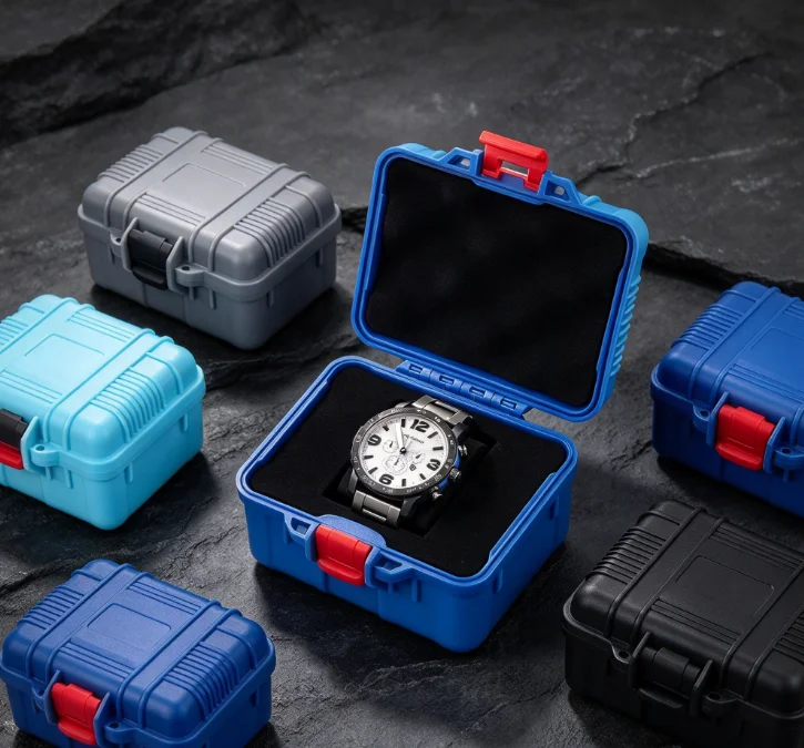 1 Slot ABS Watch Storage Box, Waterproof Shockproof Watch Case, Impact Resistant Portable Watch Holder for Travel Collectionh gallery 2