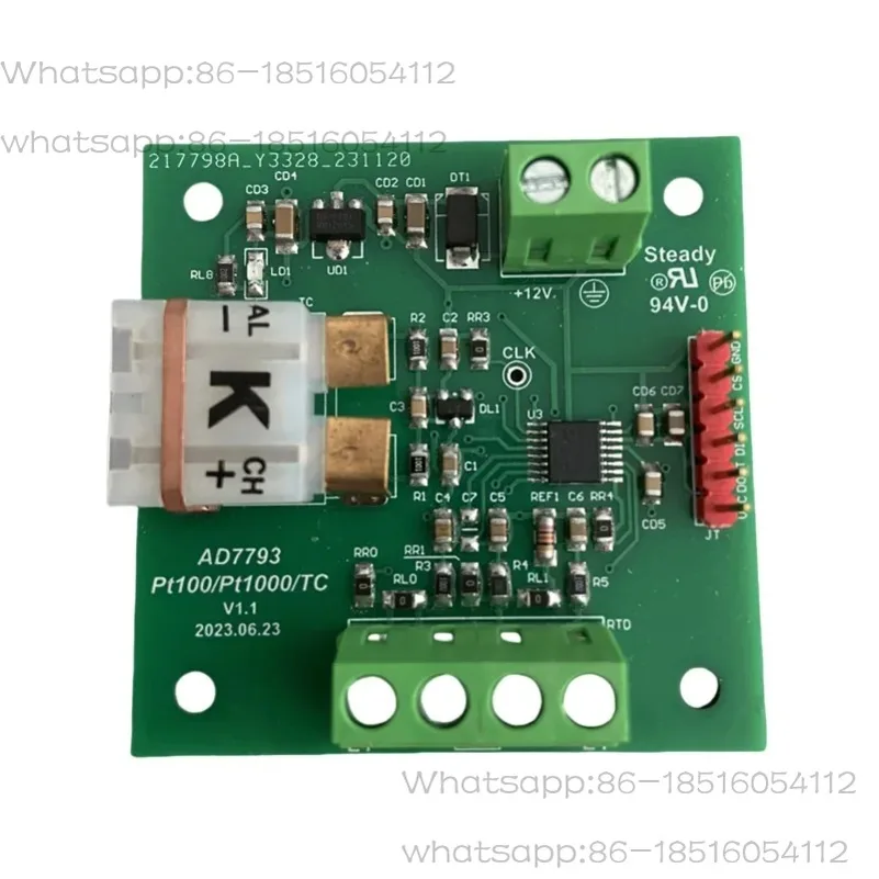 AD7793 عالية الدقة K قياس درجة الحرارة الحرارية PT100/PT1000 اثنين، ثلاثة، أربعة سلك قياس درجة الحرارة النظام #2