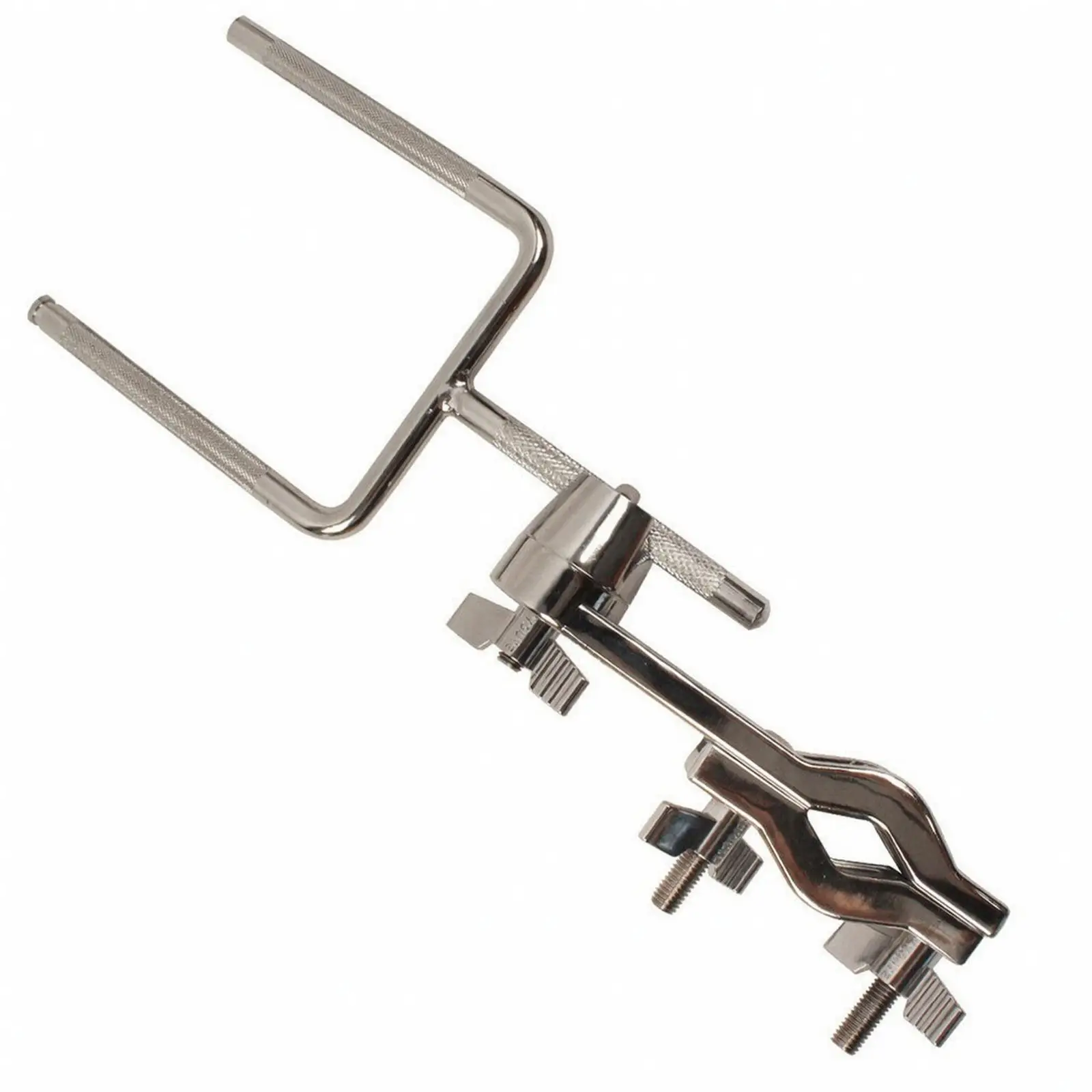 cowbell-holder-chrome-drum-hardware-rust-resistant-for-stage-studio-drummers