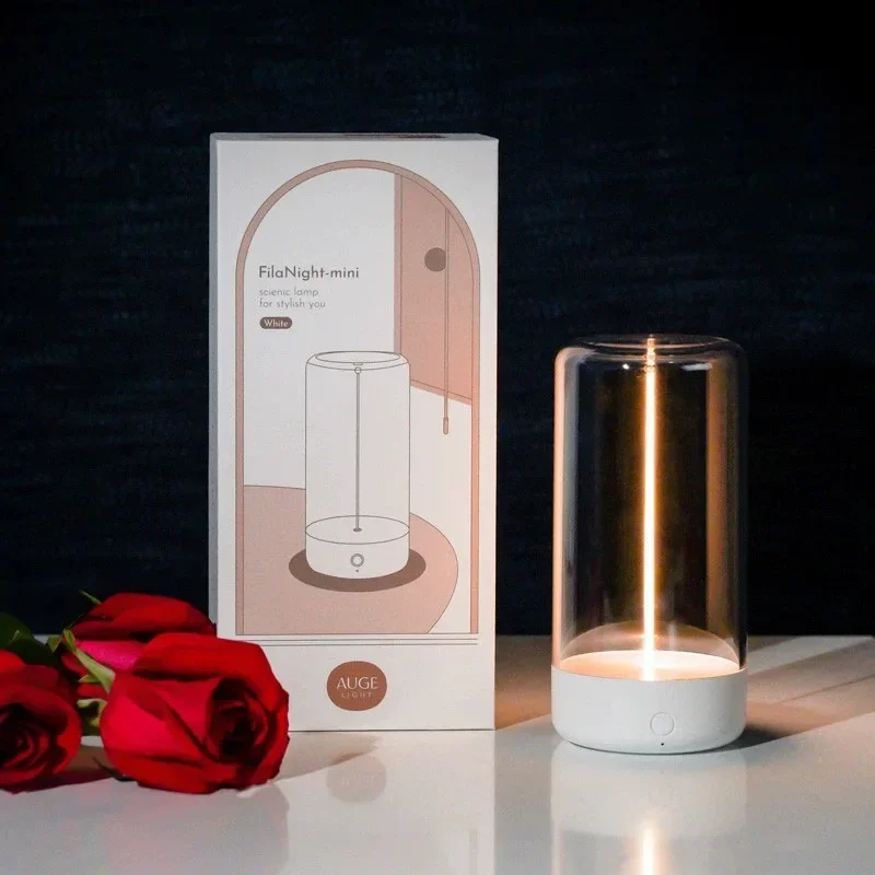 Creative And Personalized Magnetic Suction Lamp Mini Desktop Atmosphere Lamp Rechargeable Night Light Convenient Camping Gift