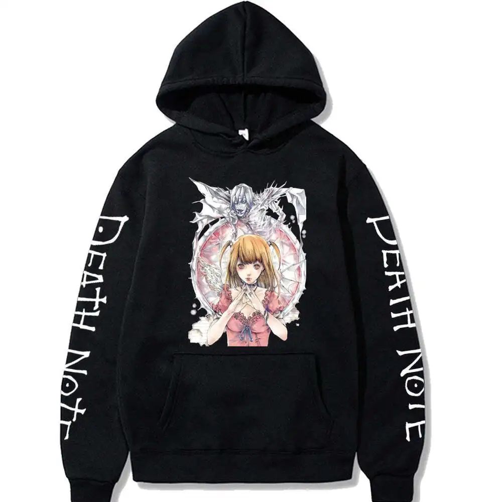 Misa Amane L Light Yagami Ryuk Death Note Hoodie Sweatshirt