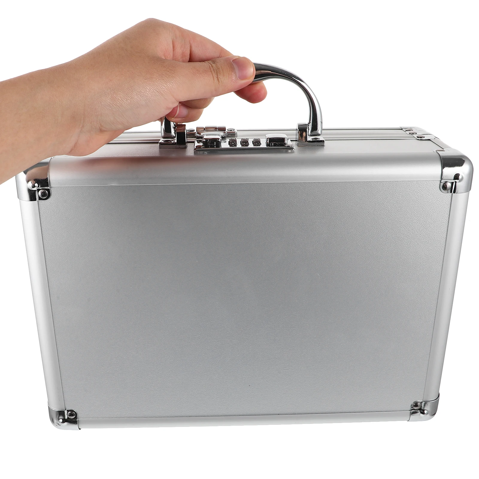 

Portable Aluminum Alloy Briefcase Hard Tool Storage Case For Men Carry Box For Camping Fishing Hiking Outdoor Activities