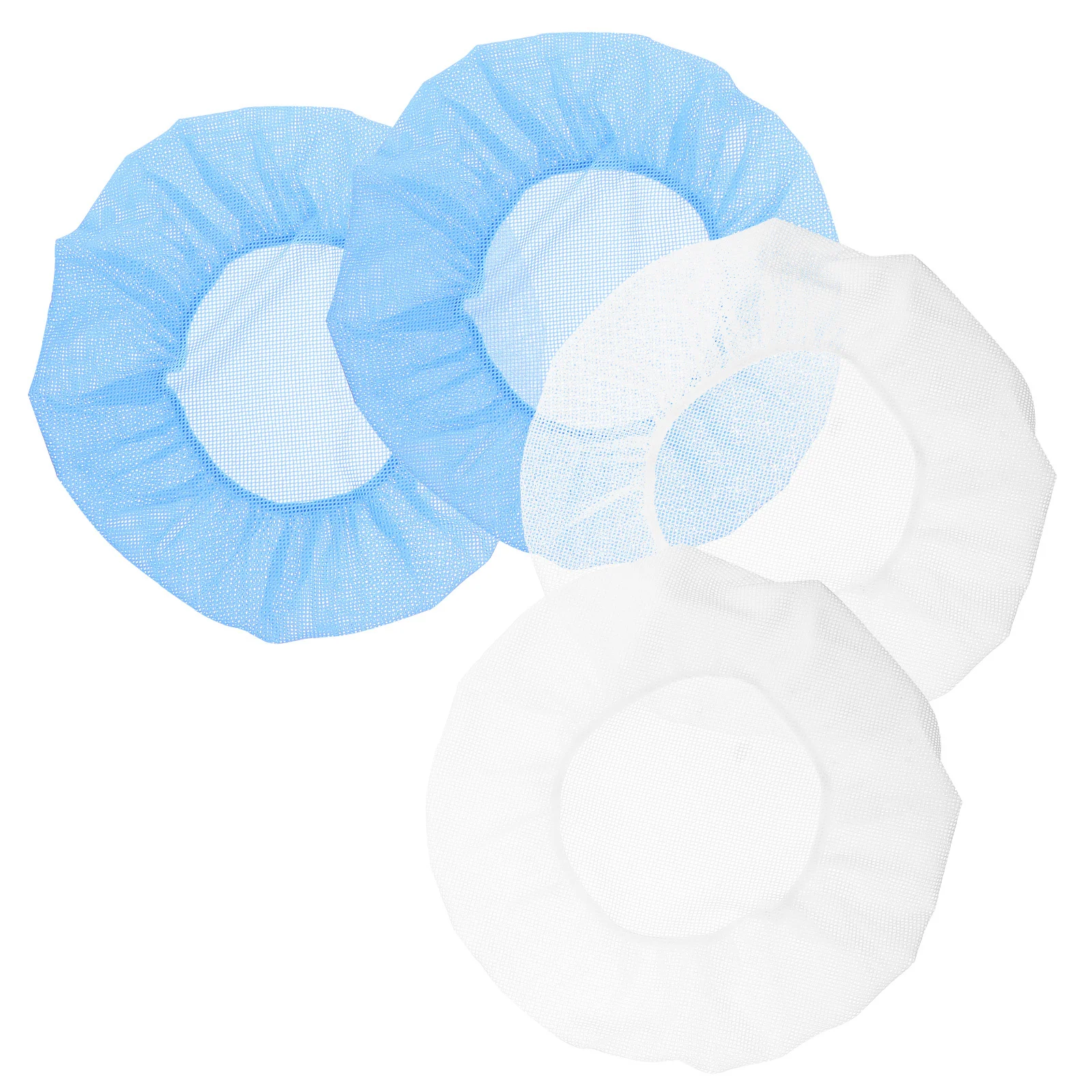 4 個の帯電防止ワークキャップメッシュシェフハット通気性汗吸収調節可能キッチンレストランホテルフードサービスベーキング用