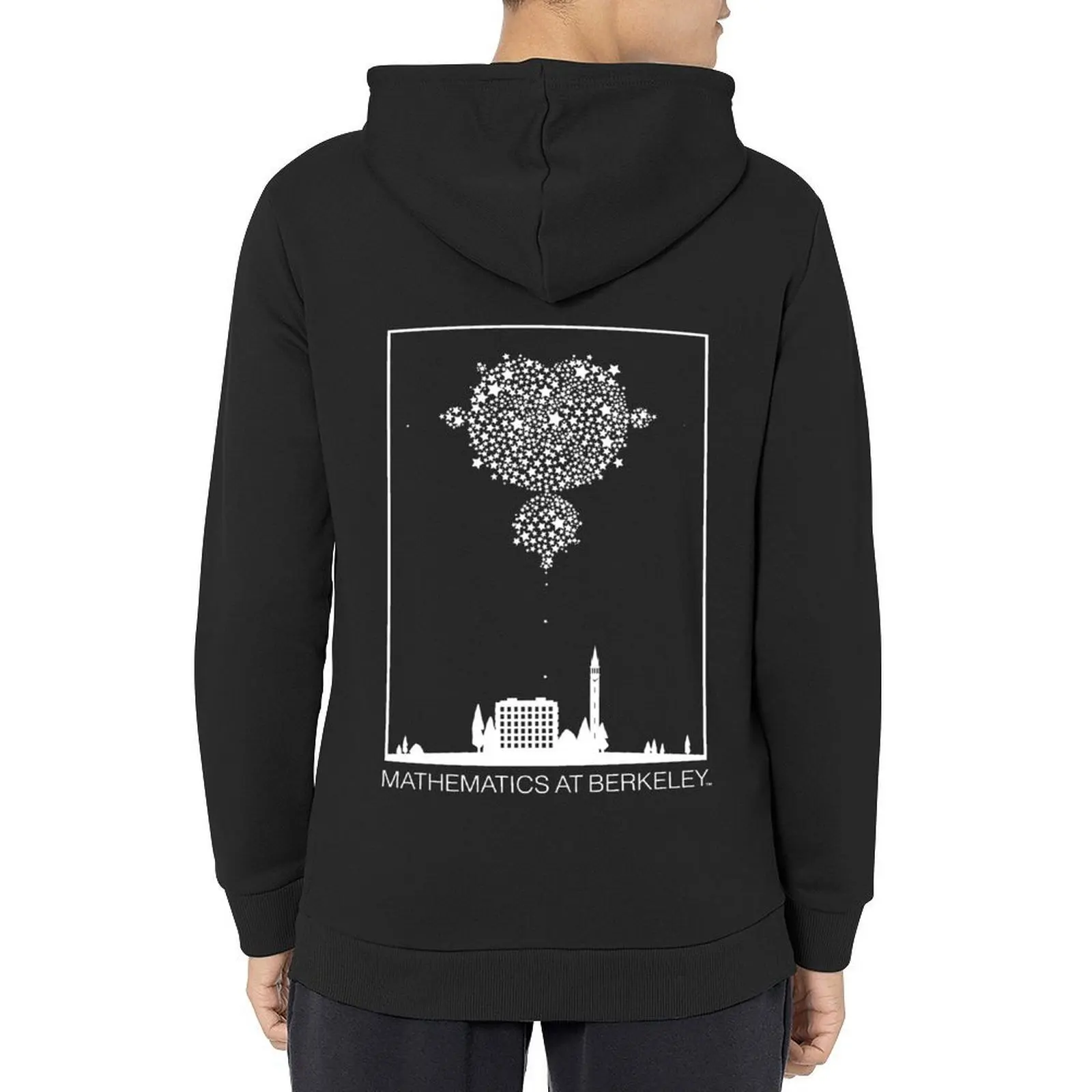 

Mandelbrot Stars (White) Hoodie korean clothes hooded shirt autumn new products mens clothing hoodie oversize