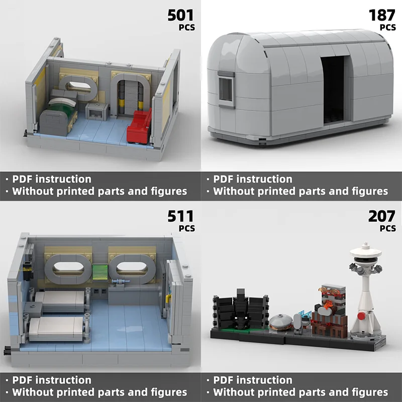 ชุดฉากจำลองขนาดเล็กสำหรับอาคารอุตสาหกรรมในอนาคต แบบจำลองห้องสามมิติ: ของเล่น DIY สำหรับผู้ที่ชื่นชอบนิยายวิทยาศาสตร์