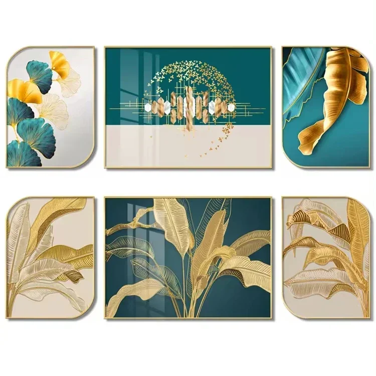 

%a atmosphere triptych living room sofa background acrylic Crystal painting wall art home decor paintings