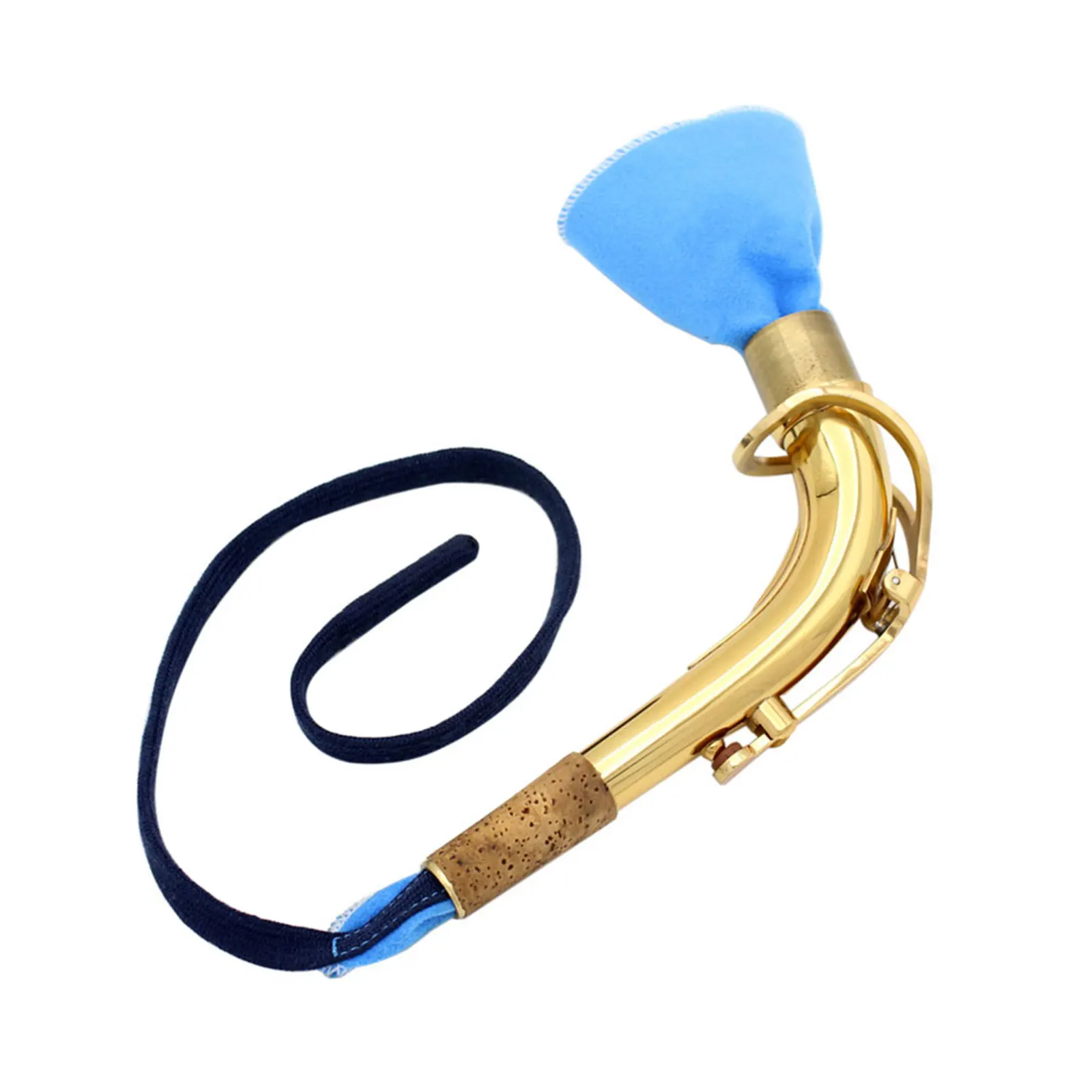 

2 Pcs Flute Cleaning Cloth Cloths Saxophones Faux Suede Clarinet Swab Accessory