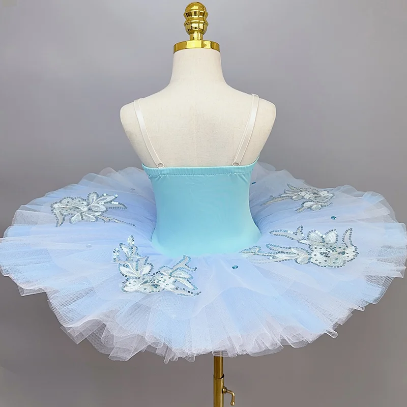 New Professional Ballet Girl Flat Pancake Picture Ballet Party Dress Adult Women's and Children's Ballet Dance Costume