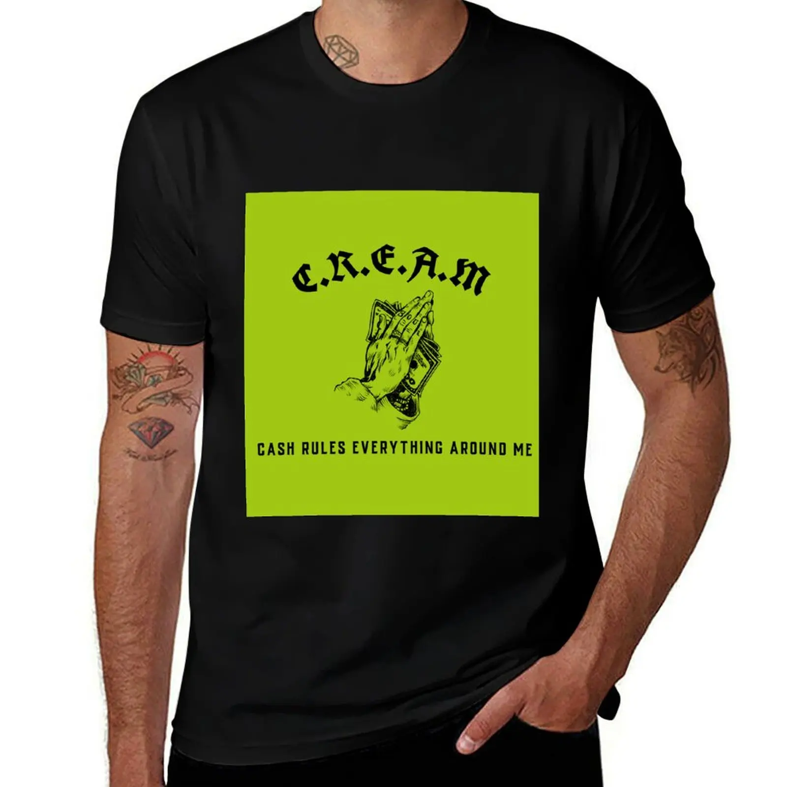 

cash rules everything around me T-Shirt Funny t-shirt basketball graphic tees summer shirt funny gifts men t shirt