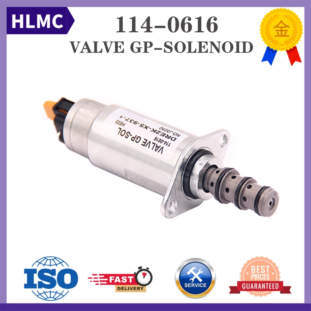 

E330C E330C Hydraulic Pump Solenoid Valve CA1140616 114-0616 1140616 E330B Main Pump Solenoid GP-SOL DRE2K-X5-937-1