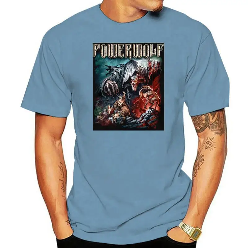 New POWERWOLF THE SACRAMENT OF SIN Vintage T-shirt Tee Retro Unisex