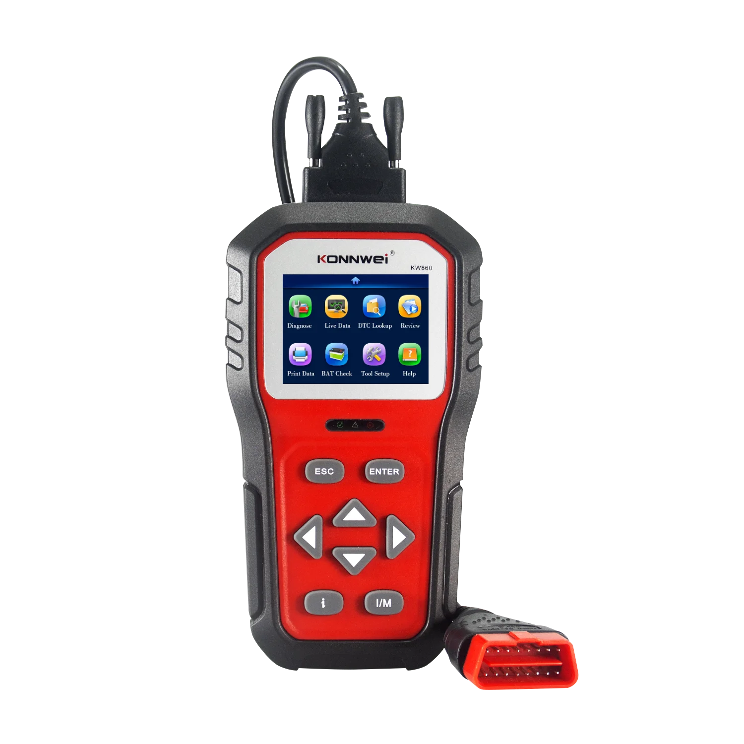 KW860 New Model 2020 Year - Unique Scanner KONNWEI Code Reader II Auto Diagnostic Code Scanner Car Engine Faul