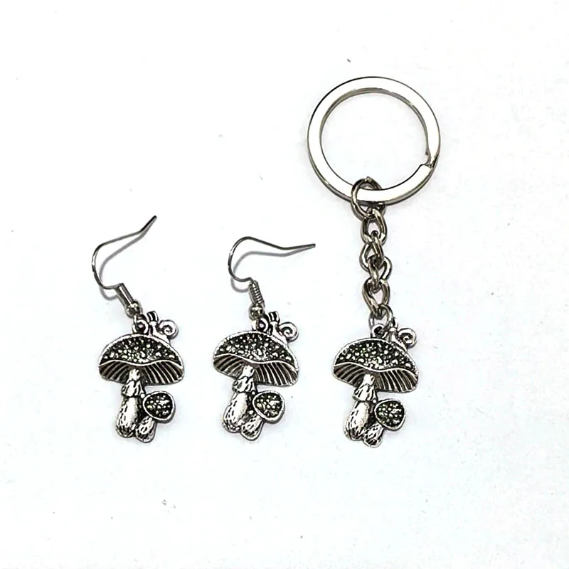 1pair Cute Snail and Two Mushrooms Earring for Women