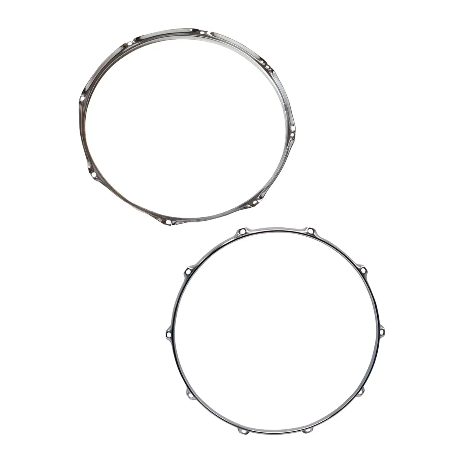 Portable Drum Hoop 14 Inch 8 Lugs Batter Hoop for Home Accessory