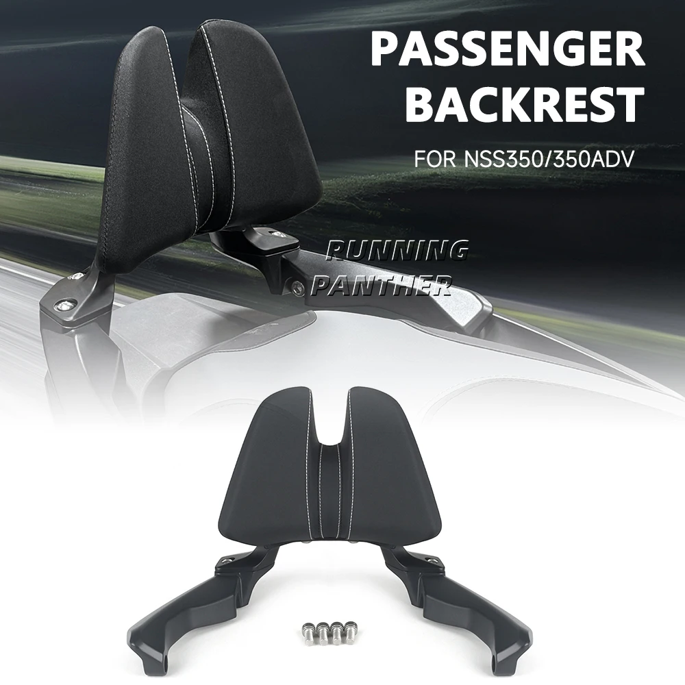 

Motorcycle Rear Passenger Backrest For Honda X-ADV 350 2022-2025 NSS 350 nss350 2023-2025 XADV350 Seat Cushion Back Rest Pad