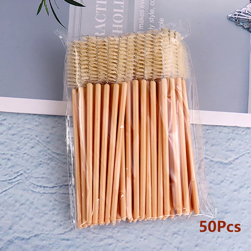 50Pcs Eyelash Brushes Makeup Brushes Disposable Mascara Wands Applicator Spoolers Eye Lashes Cosmetic Brush Lash Extension Tool