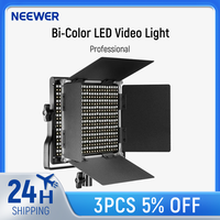 Neewer Professional Metal Bi-Color LED Video Light for Studio, YouTube, Product Photography, Video Shooting, Durable Metal Frame