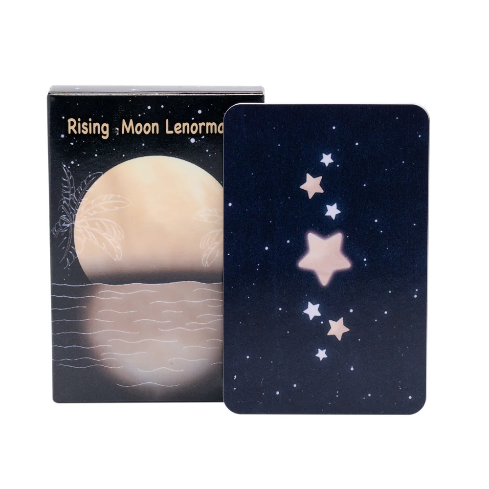 Divination Rising Moon Lenormand Cards Original Ladies New Board Game  Cards For Women Deck Lenormand