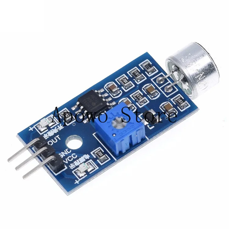 Selling Sound Sensor Module  Control  MAX4466 MAX9814switch Detection Whistle Switch Microphone Amplifier for Arduino