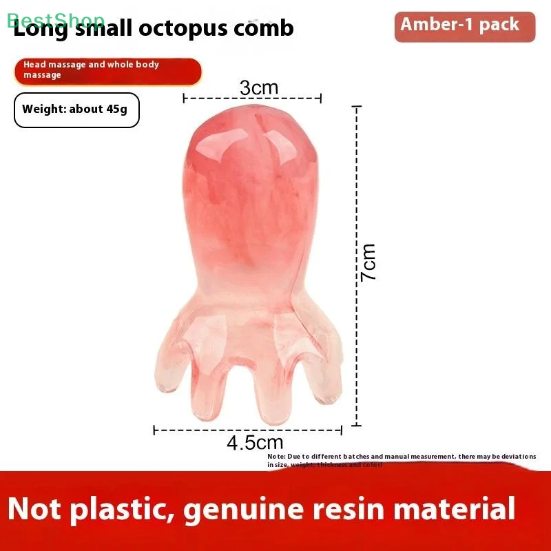 ★★★Octopus Massage Comb Head Meridian Scraping Massage Brush Gua Sha Massage Comb Relief Fatigue