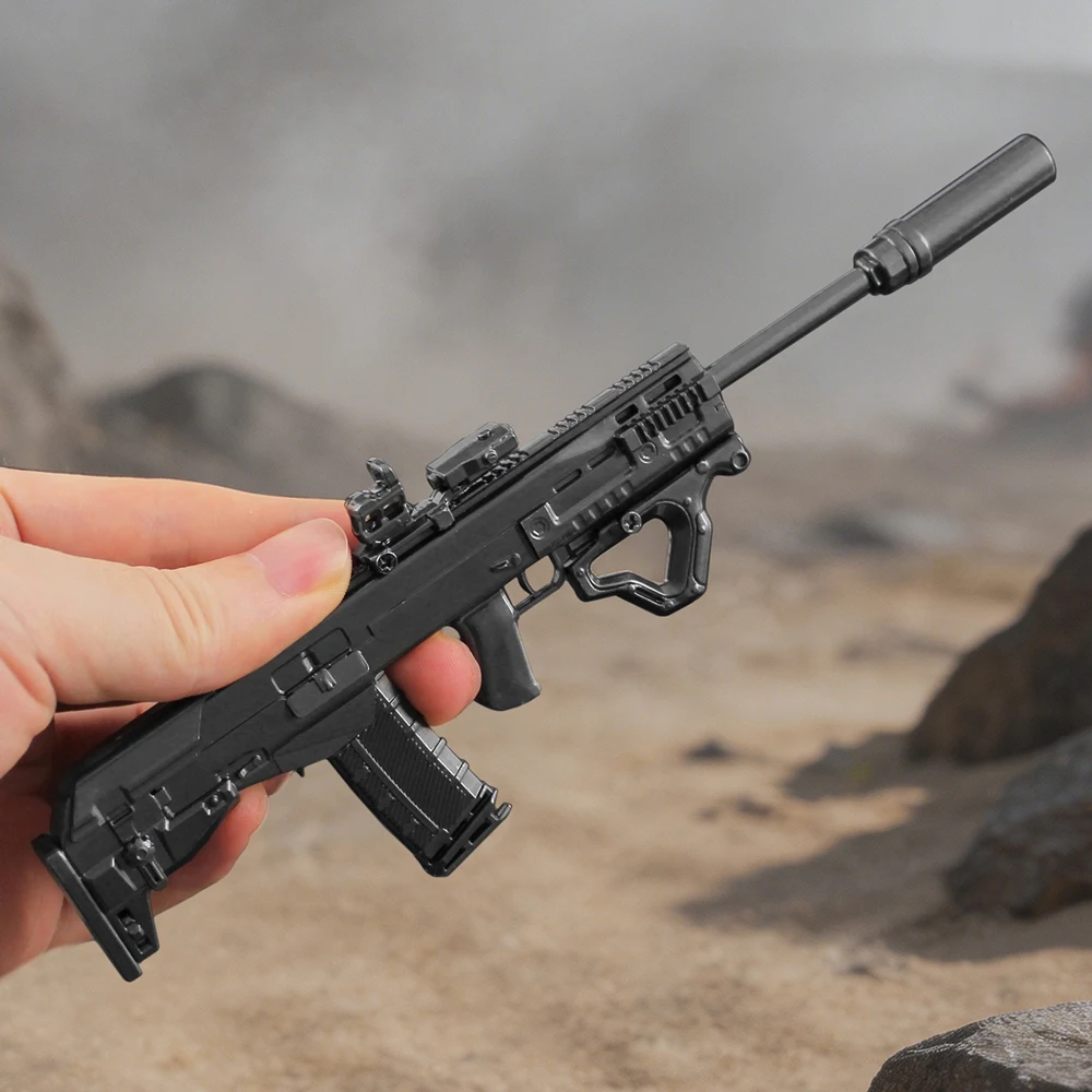 Delta Force ASH-12 Metal Model 21cm Zinc Alloy Miniature Replica Detachable Accessories Desktop Display Collection Gift view 5