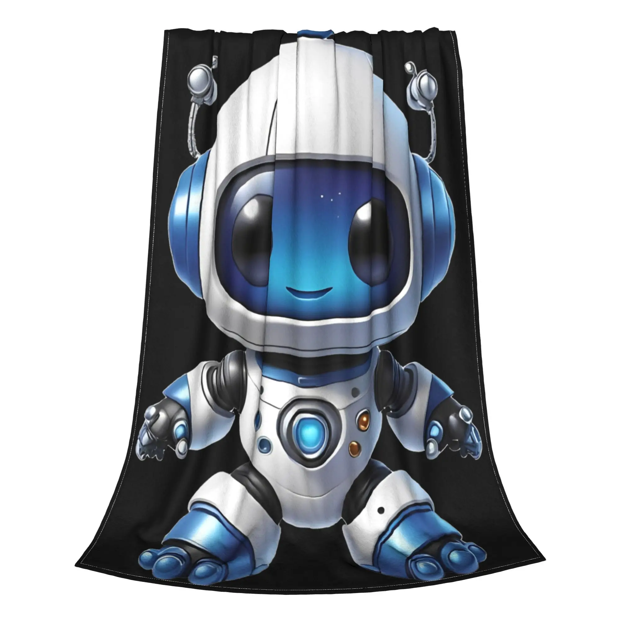 Astrobot Flannel Blankets  Awesome Throw Blankets for  Sofa Bedding Lounge 150*125cm Rug Piece