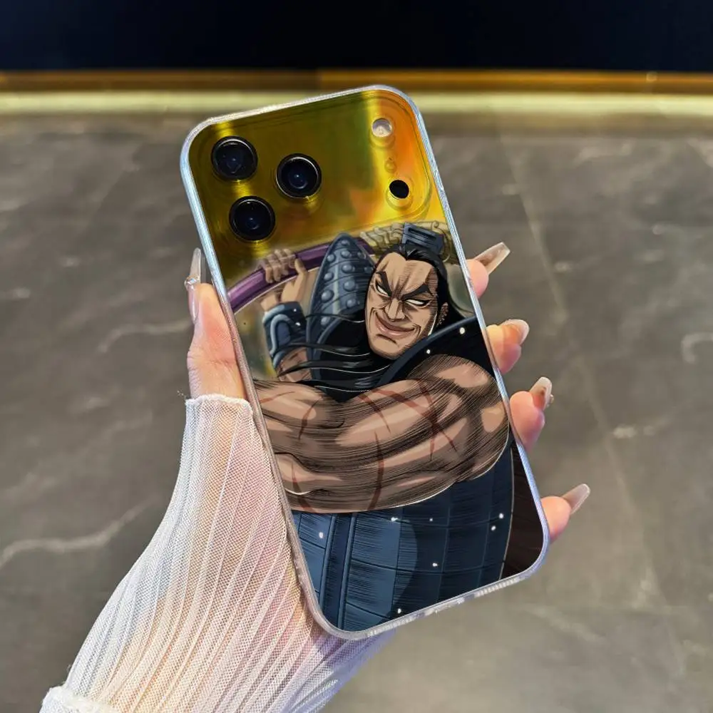 حافظة هاتف كانيكي من المملكة مانغا لهاتف آيفون 17,16,15,14,13,12,11 Pro,Max,Plus,X,XS,XR,SE4,E غطاء ناعم شفاف صغير