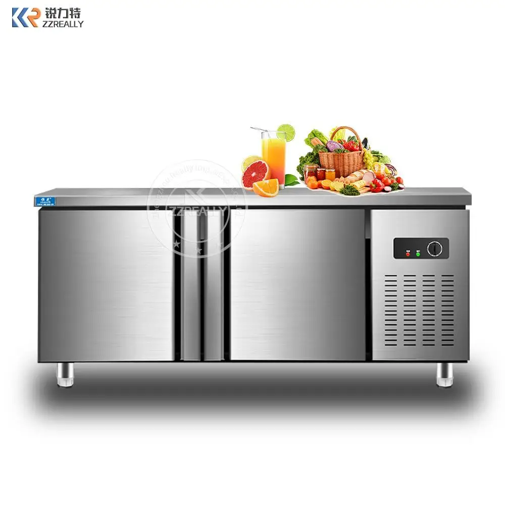 1.8M Commercial Refrigerated Sandwich Bar Counter Top Refrigerator 201 For Bubble Tea Shop