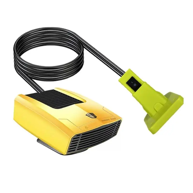 Energy Saving Battery Operated Portable Heater Fan Providing Heating & Cooling Functions for All Season Comfort