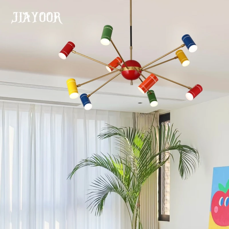 

Medieval Italian Colored Villa Living Room Study Chandelier Creative Home Dining Room Bedroom Ceiling Lighting Fixtures