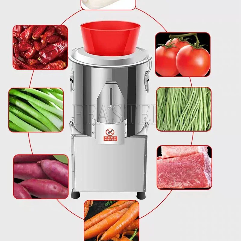 야채 절단기 전기 야채 절단기 고추 다지기 기계 분쇄기 스테인레스 스틸 식품 가공